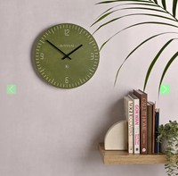 INTERVAL RESIN WALL CLOCK 30CM - OLIVE Home Accessories Time 