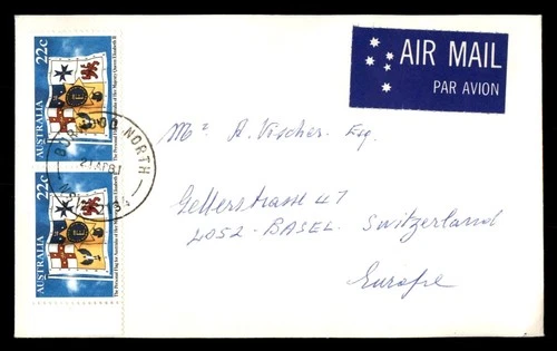 Mayfairstamps Austria 1981 Burwood North to Basel Switzerland Cover aaw_76023