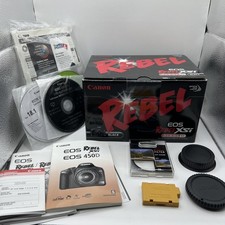 Canon Rebel XSI Original *EMPTY* Box And Materials ONLY!