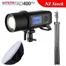 US Godox AD400Pro TTL HSS 2.4G Studio Flash Bowens 95cm Softbox 2M Stand