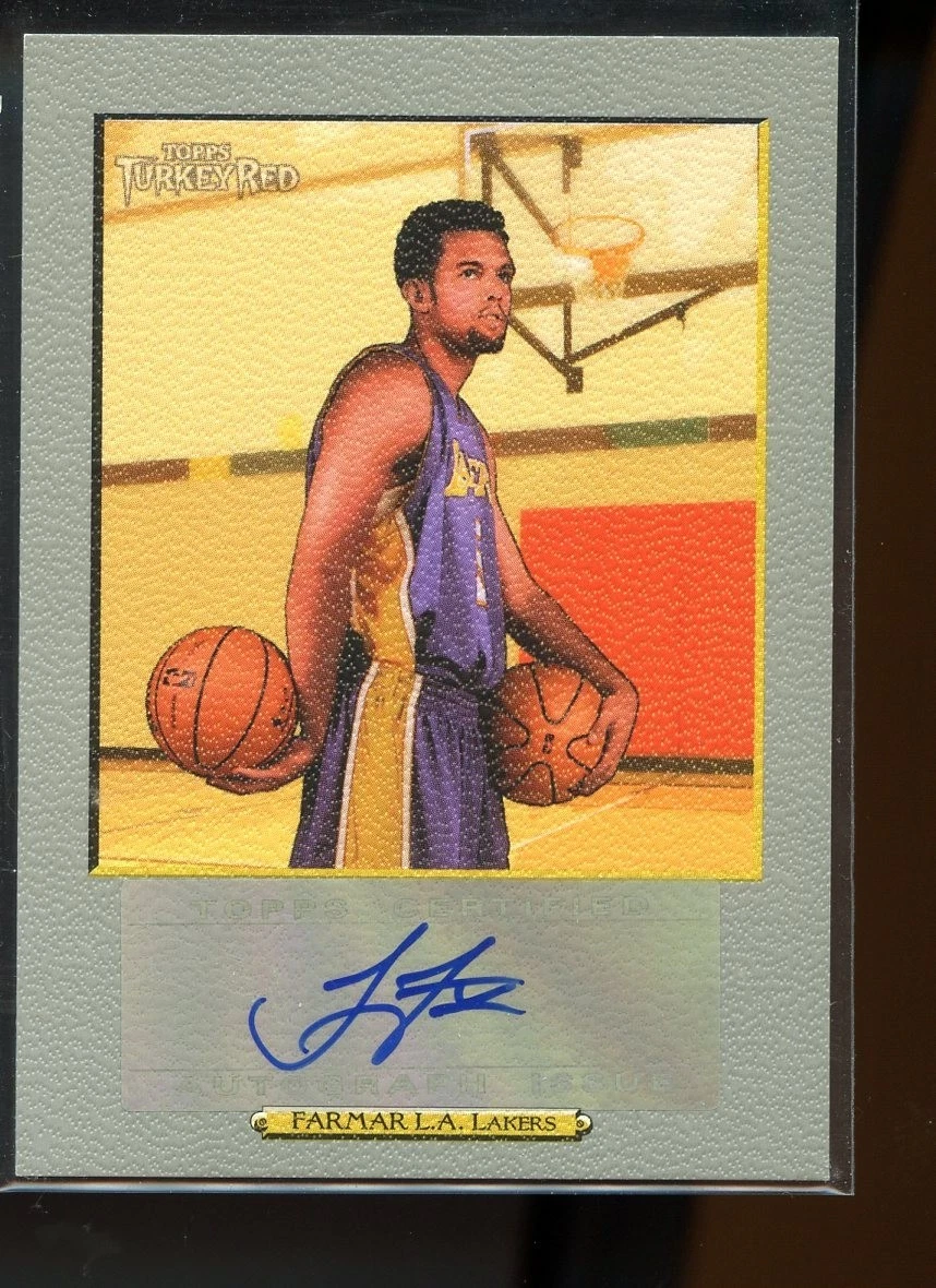 2006-07 Topps Turkey Red Auto Jordan Farmar #TRA-JF Rookie RC Lakers