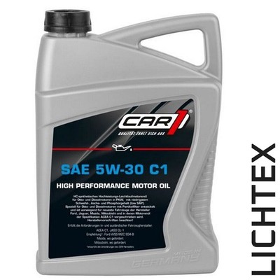 CAR1 Motorenöl SAE 5W-30 C1 5 Liter High Performance Motor öl