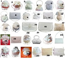 LadyMYP © Verschiedener elegante Brautbeutel, Brauthandtasche,Tasche weiß/ivory