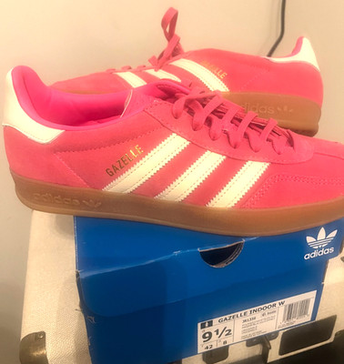 Adidas Gazelle Indoor Womens, 9 1/2, Pink w/ orig box