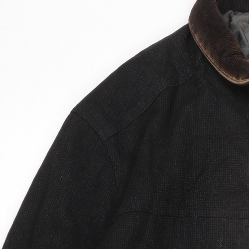 Marks and Spencer Men's Black XL Overcoat - Picture 10 of 12