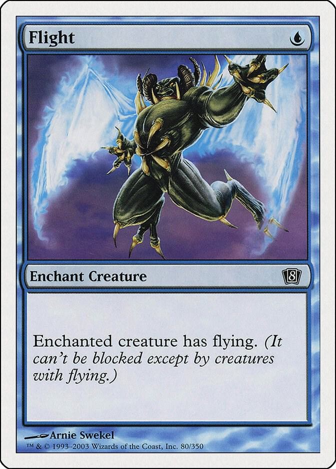 Flight 80 Common 8th Edition Magic: The Gathering Lightly Played