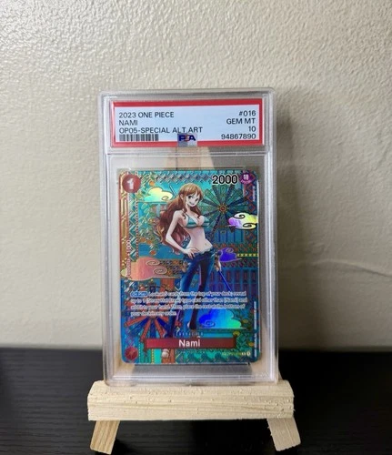Namco One Piece CCG 2023 EN Nami OP01-016 SP Foil Rare PSA 10