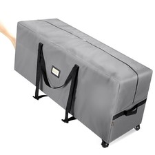 7.5 ft Rolling Christmas Tree Storage Bag, 2 Swivel Wheels for Easy Moving, H...