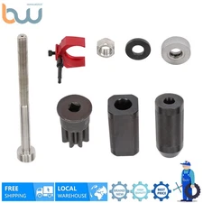 9U-7227 Injector Height Tool + Engine Barring Socket & Injector Tube Sleeve Tool
