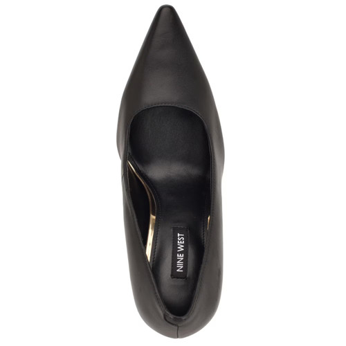 Decolte donna Nine West Jamiey slip-on stiletto beige rete strass - Foto 4 di 4