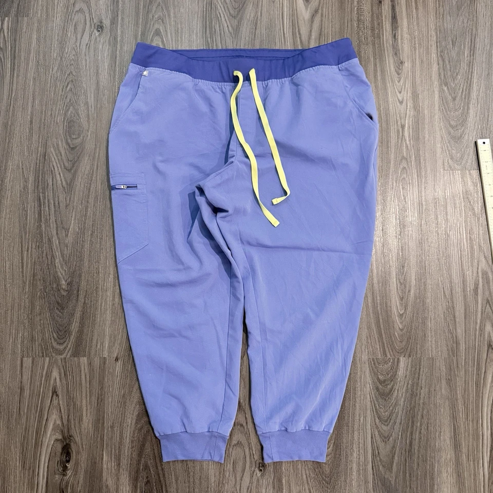 FIGS TECHNICAL COLLECTION WOMEN LARGE ZAMORA JOGGER PANTS PURPLE 2XL - Image 2 of 4