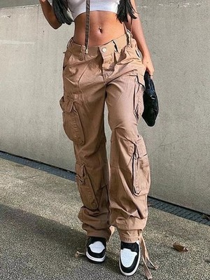Gilipur High Waist Work Pants Womens Small Utility Casual