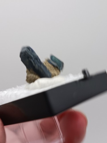 Stunning Vivianite specimen In Display Old Estate On Matrix Meracacala Bolivia - Picture 9 of 17