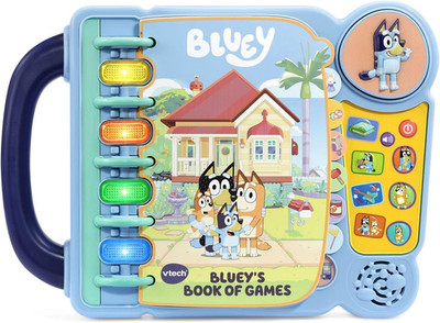 VTech Bluey: Bluey's Book of Games for Interactive Learning Fun