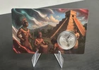 Mexico Libertad Tribute 3 Gram .999 Silver Art Round in COA Card Mintage 3000