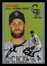 2023 Topps Chrome Platinum #114 Jake Bird Rookie Refractor Rockies