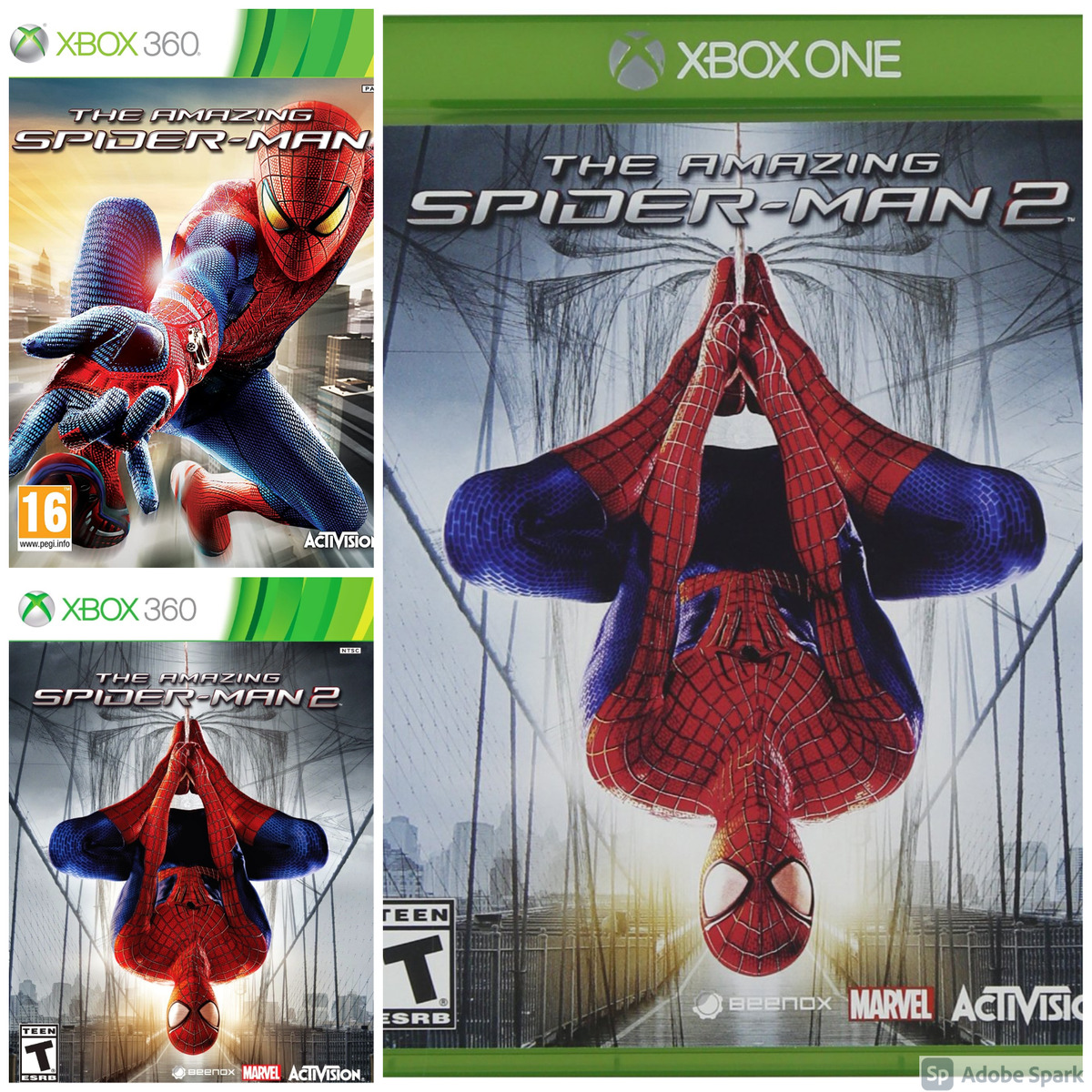 Amazing Spiderman Xbox One Xbox 360 Games - Choose Your Game