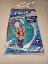Bestway H20 Go Designer Beach Ball 20 Inch New Sealed Red White Blue Yellow