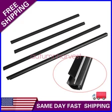For Honda Fit Jazz 2009-13 Door Belt Weather Strip Molding Seal Set