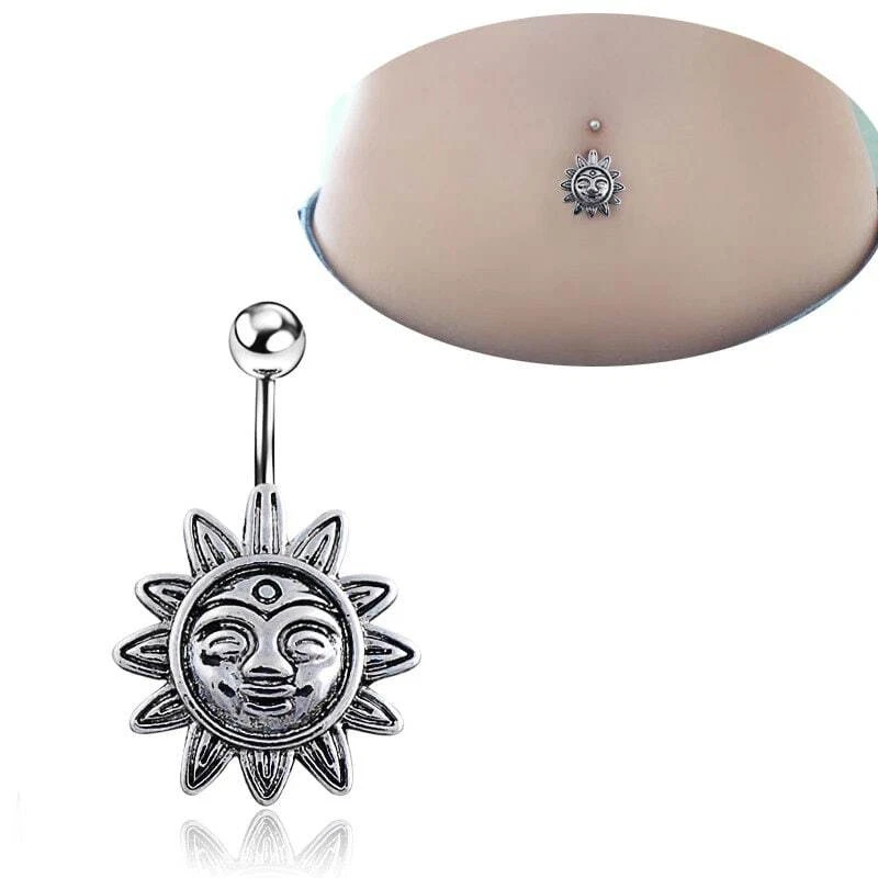 Sun belly hotsell button ring