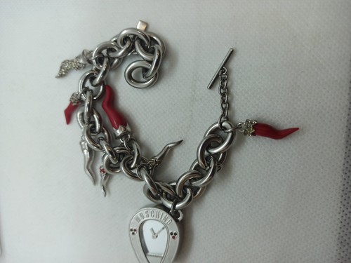 Bracciale MOSCHINO con Charms Cornetti E Orologio - Foto 6 di 14