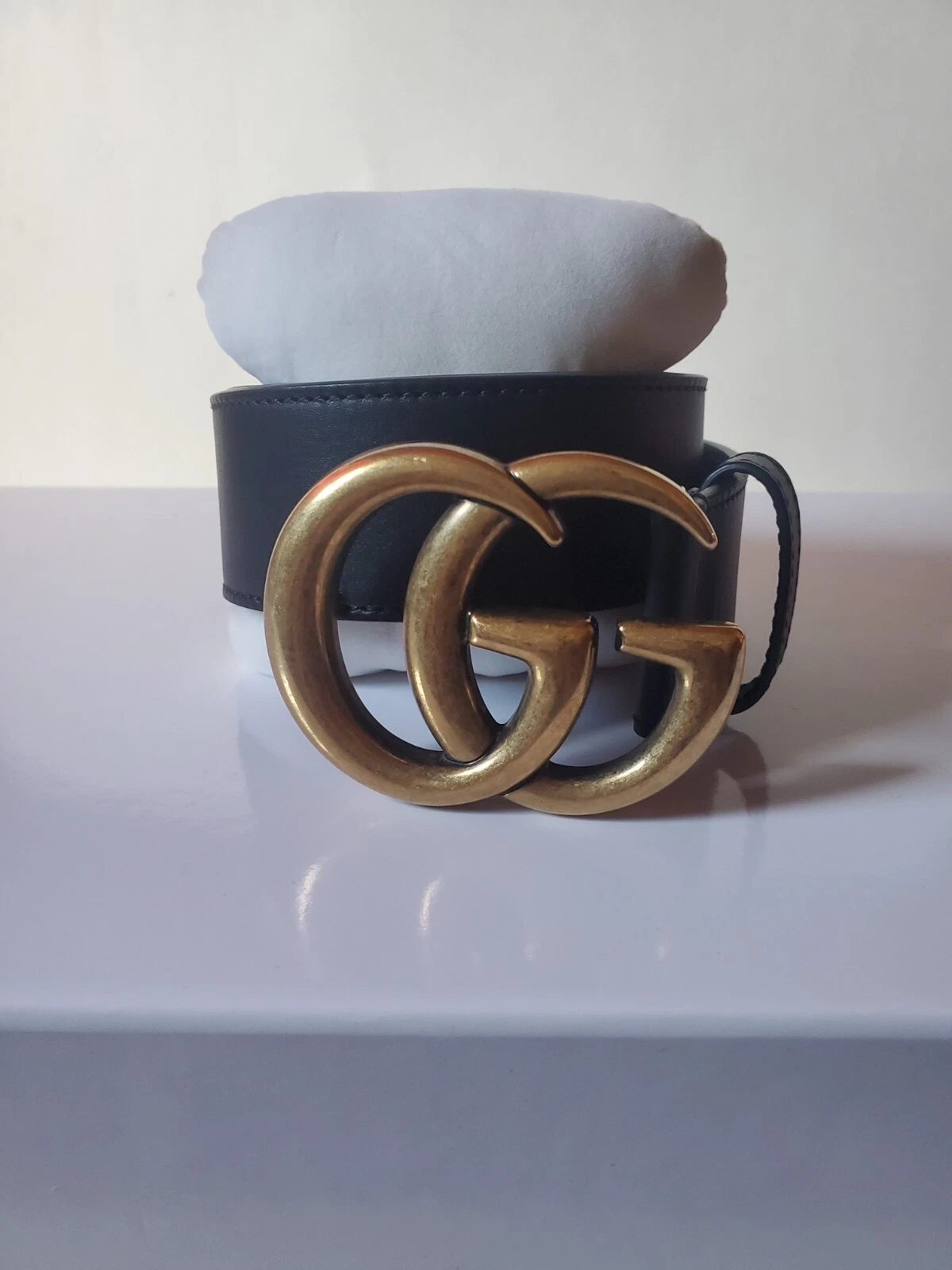 Ceinture large Gucci GG Marmont   NOIRE taille 44