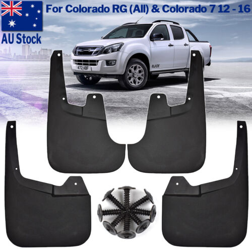 4Pcs Mudguards Splash Guards Mud Flaps Mudflaps For Holden Colorado RG 2012-on/ - Picture 1 of 7