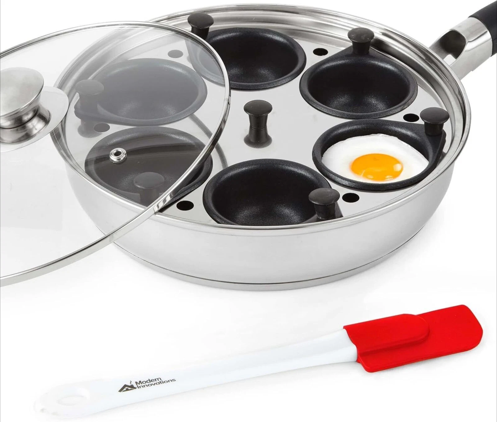 Stainless Steel Nonstick Egg Poacher Pan Poached Egg Maker Cooker,6 Egg Cups NEW
Opens in a new wind
