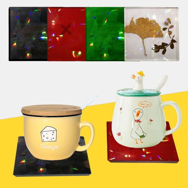 Epoxy Resin Coffee Placemat Mold Suitable for Home Decoration Table