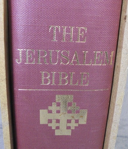 Vintage The Jerusalem Bible 1966 Edition Hardcover with Slipcase Doubleday - Picture 2 of 17