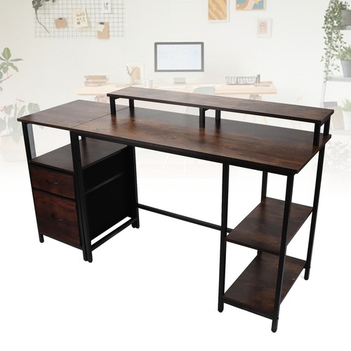 Computer Desk Laptop Pc Study Table Home Office Desk Furniture Workstation Table - Picture 8 of 14