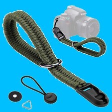 unknown Camera hand strap, paracord braided, riangular ring JPN  Yullmu USED