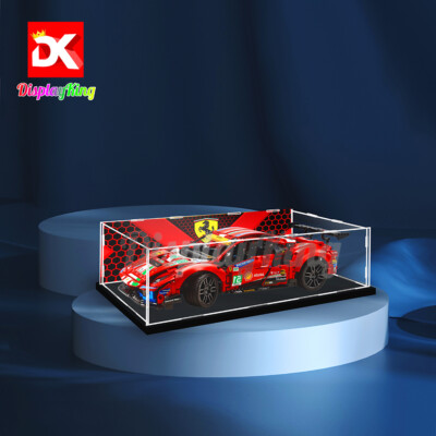 DK- Custom Acryl Vitrine für Lego Ferrari 488 GTE AF Corse #51 42125