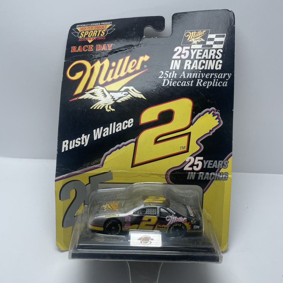 RUSTY Wallace number to race day, Miller, 25 years of racing | eBay