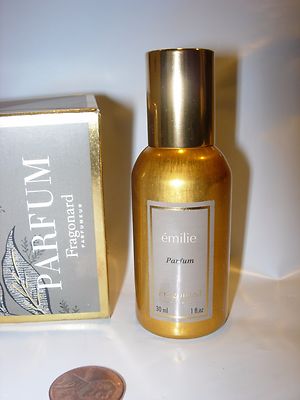 WOMENS FRAGONARD EMILIE PERFUME PARFUM 1 OZ 30 ML JASMINE ROSE rare OLD FORMULA