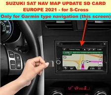 SD Card Map for Suzuki S-Cross - GPS Navigation Update 2021
