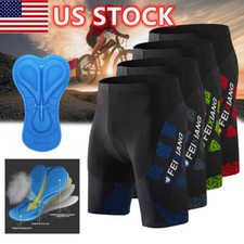 Mens MTB Mountain Bike Shorts 5D Padded Baggy Bicycle Cycling Shorts Lightweight