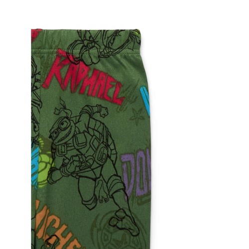 Teenage Mutant Ninja Turtles Boys LS Top and Pants Pajama Set, 2-Piece XS/4 - Picture 3 of 3