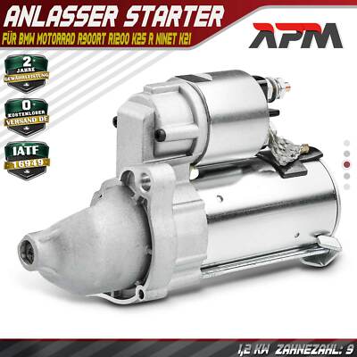 Anlasser Starter 1,2 KW Ø62 mm für BMW Motorrad R900RT R1200 K25 K26 R nineT K21