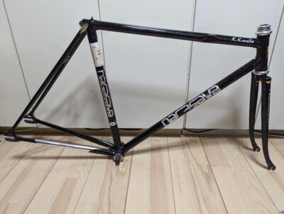 NAGASAWA Road Pist Bike NJS Frame Fork set Keirin Rare Black | eBay