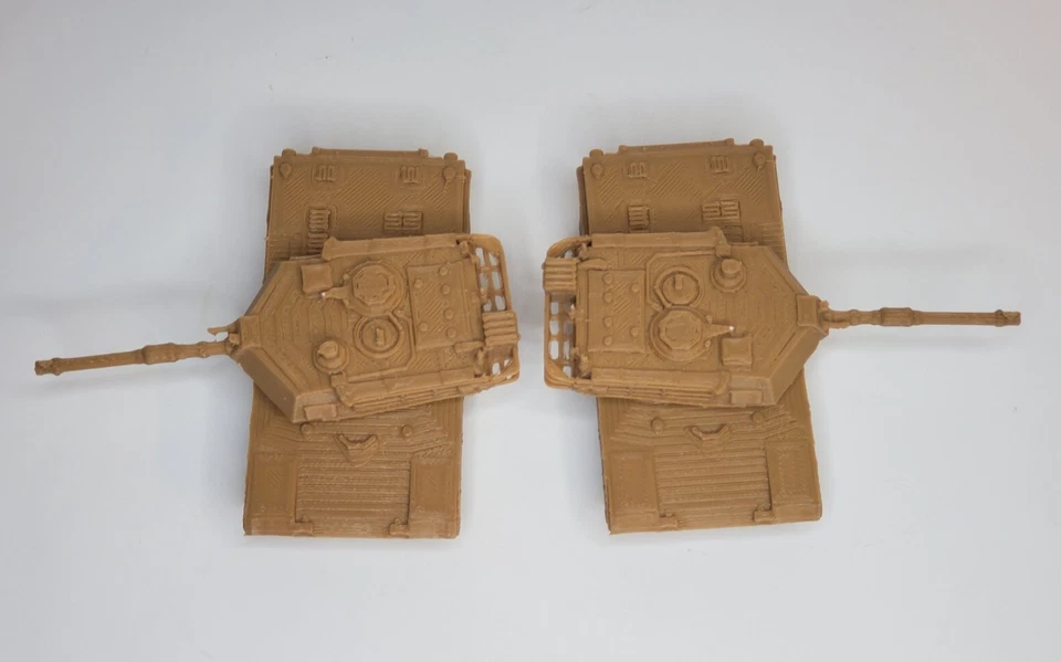 2 Pack - HO Scale - M1A2 Abrams Tank - Moveable Turret- 1:87 Scale - Model Army - Image 2 of 4
