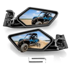 WEISEN Adjustable Side Rear-View Mirrors For Polaris RZR 570 900 XP 1000 Turbo