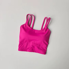 S-XL Fixed Integrated Sports Bra Shock-Absorbing Active Wear Vest For Women NEW
