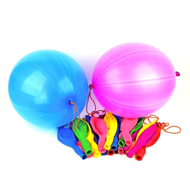 Happium 25 X Large 16 Inch Punch Ball Balloons Assorted Multicoloured