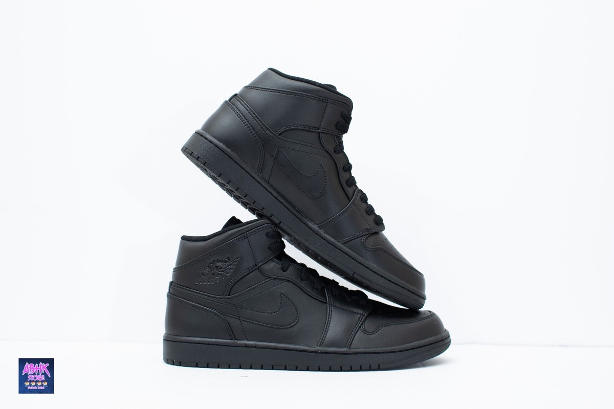 Air Jordan 1 Mid Triple Black(日本未発売) 日本未発売モデル Nike Air Jordan 1 Mid 