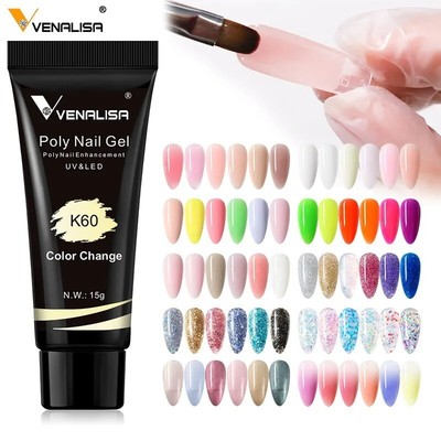 Quick Building Poly Nagel Gel 15ml Neu Nagel Maniküre Semi Permanent Acryl Gel
