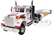 WESTERN STAR 4900 W/SLEEPER & LOWBOY TRAILER WHITE 1/64 DCP/FIRST GEAR 60-1639