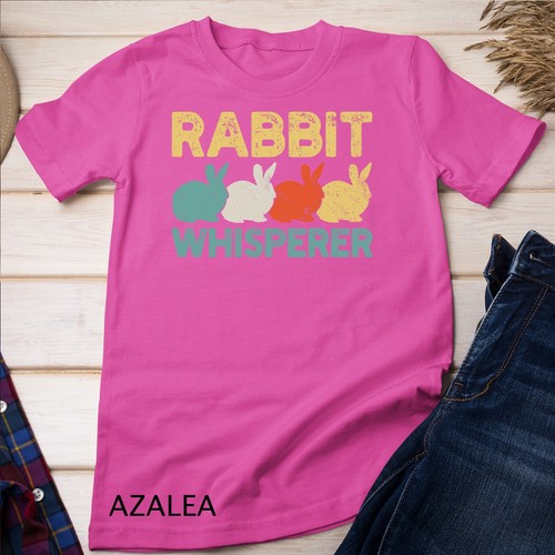 Rabbit Bunny Retro Unisex T-shirt - Picture 2 of 17