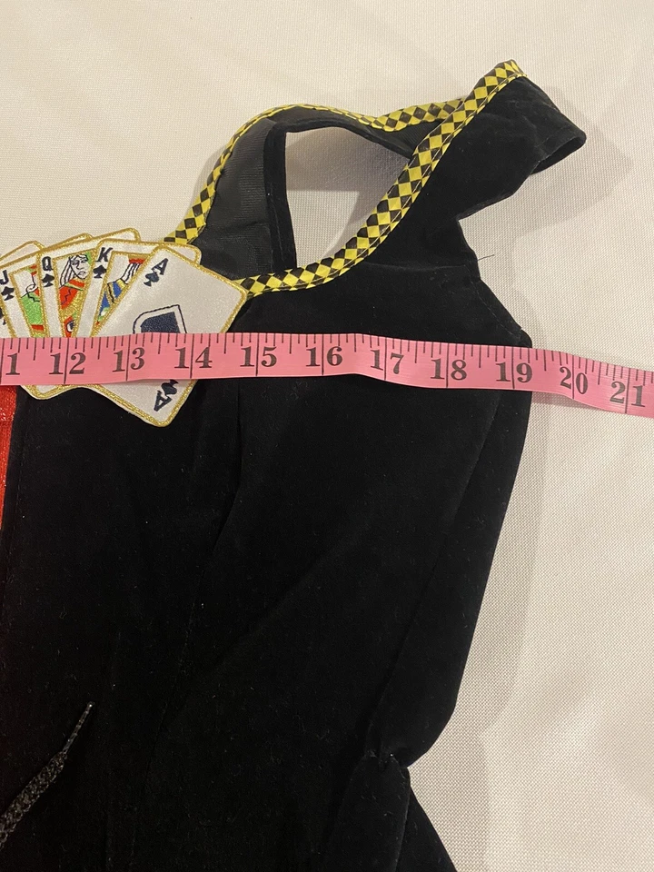 Womens Winning Pair Vegas Casino Poker Mistress Sexy Adult Costume Size XS -S - Image 4 of 4