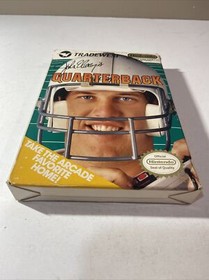 John Elway's Quarterback NES Nintendo Cart + Box Only - Authentic/ Tested